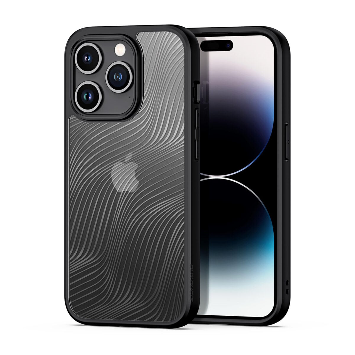 Dux Ducis - Telefoon Hoesje geschikt voor de iPhone 15 Pro - Back Cover - Aimo Series - Zwart afbeelding