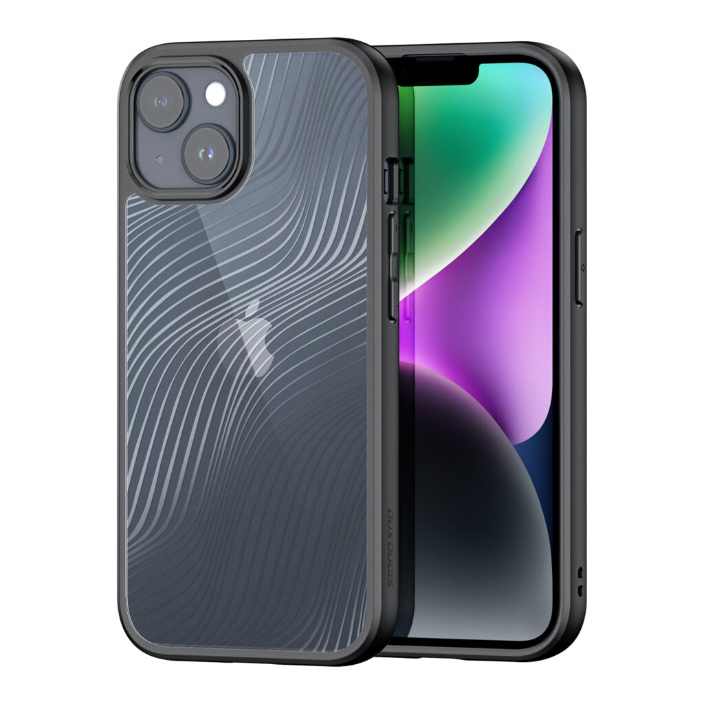 Dux Ducis - Telefoon Hoesje geschikt voor de iPhone 15 - Back Cover - Aimo Series - Zwart afbeelding