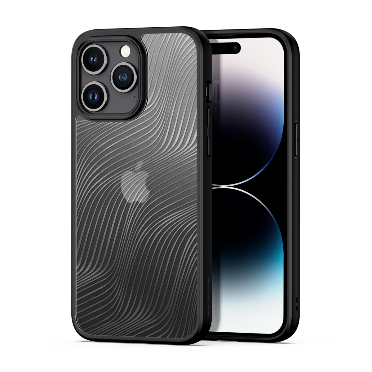 Dux Ducis - Telefoon Hoesje geschikt voor de iPhone 15 Pro Max - Back Cover - Aimo Series - Zwart afbeelding