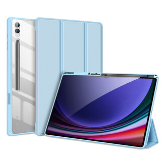 Dux Ducis Dux Ducis - Tablet hoes geschikt voor Samsung Galaxy Tab S9 Ultra (2023) - Toby Series - Auto Sleep/Wake functie - Tri-Fold Book Case - Licht Blauw