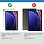 Tablethoes en Screenprotector geschikt voor Samsung Galaxy Tab S9 Plus (2023) - Tri-fold hoes met Auto/Wake functie en Magnetische sluiting - Donker Blauw