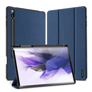 Dux Ducis Dux Ducis - Tablet hoes geschikt voor Samsung Galaxy Tab S9 Plus/S9 FE Plus (2023) - Domo Book Case - Auto Wake/Sleep functie - Blauw