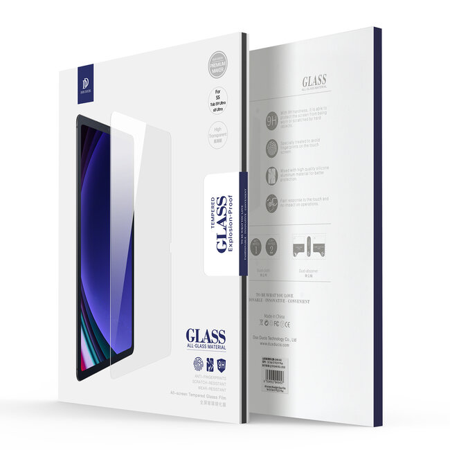 Dux Ducis - Screenprotector geschikt voor Samsung Galaxy Tab S9 Ultra (2023) - Tempered Glass Screenprotector - Transparant