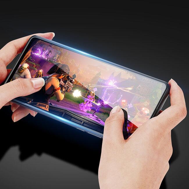 Dux Ducis - Screenprotector geschikt voor Samsung Galaxy S23 FE  - Tempered Glass - Zwart