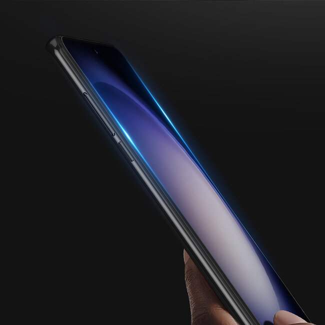 Dux Ducis - Screenprotector geschikt voor Samsung Galaxy S23 FE  - Tempered Glass - Zwart