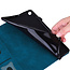Case2go - Tablet hoes geschikt voor Samsung Galaxy Tab S9/S9 FE - Business Wallet Book Case - Met pasjeshouder - Donker Blauw