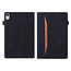 Case2go - Tablet hoes geschikt voor Apple iPad 11 (2025) A16 / Apple iPad 10.9 (2022) - Business Wallet Book Case - Met pasjeshouder - Zwart