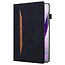 Case2go - Tablet hoes geschikt voor Apple iPad 11 (2025) A16 / Apple iPad 10.9 (2022) - Business Wallet Book Case - Met pasjeshouder - Zwart