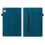 Case2go - Tablet hoes geschikt voor Apple iPad 11 (2025) A16 / Apple iPad 10.9 (2022) - Business Wallet Book Case - Met pasjeshouder - Donker Blauw