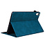 Case2go - Tablet hoes geschikt voor Apple iPad 11 (2025) A16 / Apple iPad 10.9 (2022) - Business Wallet Book Case - Met pasjeshouder - Donker Blauw