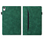 Case2go - Tablet hoes geschikt voor Apple iPad 10.9 (2022) - Business Wallet Book Case - Met pasjeshouder - Groen