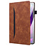 Case2go - Tablet hoes geschikt voor Apple iPad 10.9 (2022) - Business Wallet Book Case - Met pasjeshouder - Bruin