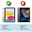 Case2go - Tablet hoes geschikt voor Apple iPad 10.9 (2022) - Business Wallet Book Case - Met pasjeshouder - Bruin