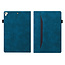 Case2go - Tablet hoes geschikt voor Apple iPad 9.7 (2017/2018) - Business Wallet Book Case - Met pasjeshouder - Donker Blauw