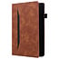 Case2go - Tablet hoes geschikt voor Samsung Galaxy Tab S9/S9 FE - Business Wallet Book Case - Met pasjeshouder - Bruin