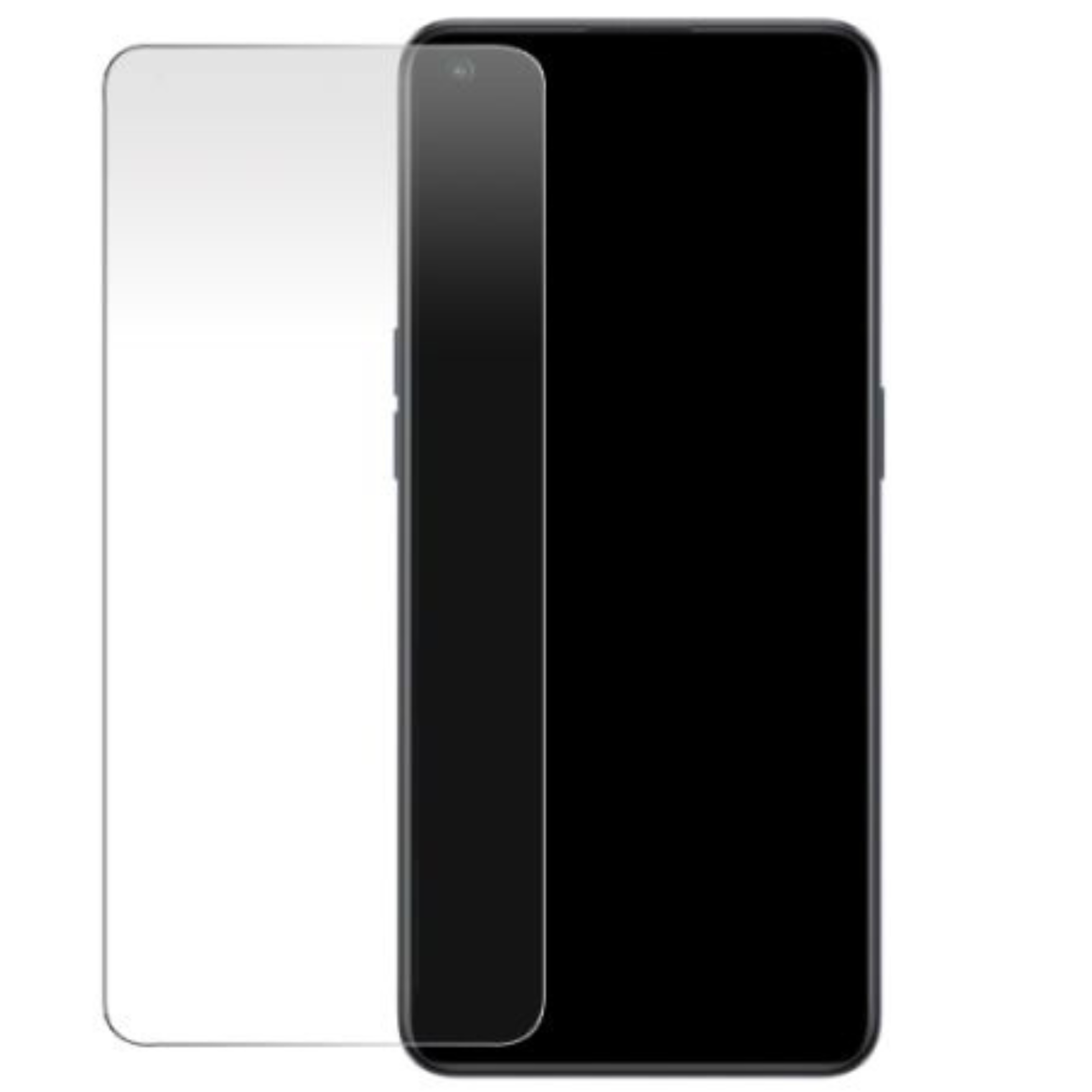 Case2go - Screenprotector geschikt voor Oppo Reno8 T - Tempered Glass - Gehard Glas - Transparant afbeelding