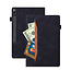 Case2go - Tablet hoes geschikt voor Lenovo Tab P12 Pro - Business Wallet Book Case - Met pasjeshouder - Zwart