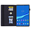 Case2go - Tablet hoes geschikt voor Lenovo Tab M10 Plus (3rd Gen) - Business Wallet Book Case - Met pasjeshouder - Zwart