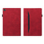 Case2go - Tablet hoes geschikt voor Lenovo Tab M10 Plus (3rd Gen) - Business Wallet Book Case - Met pasjeshouder - Rood