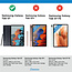 Case2go - Tablet hoes geschikt voor Samsung Galaxy Tab S7 (2020) - Business Wallet Book Case - Met pasjeshouder - Zwart