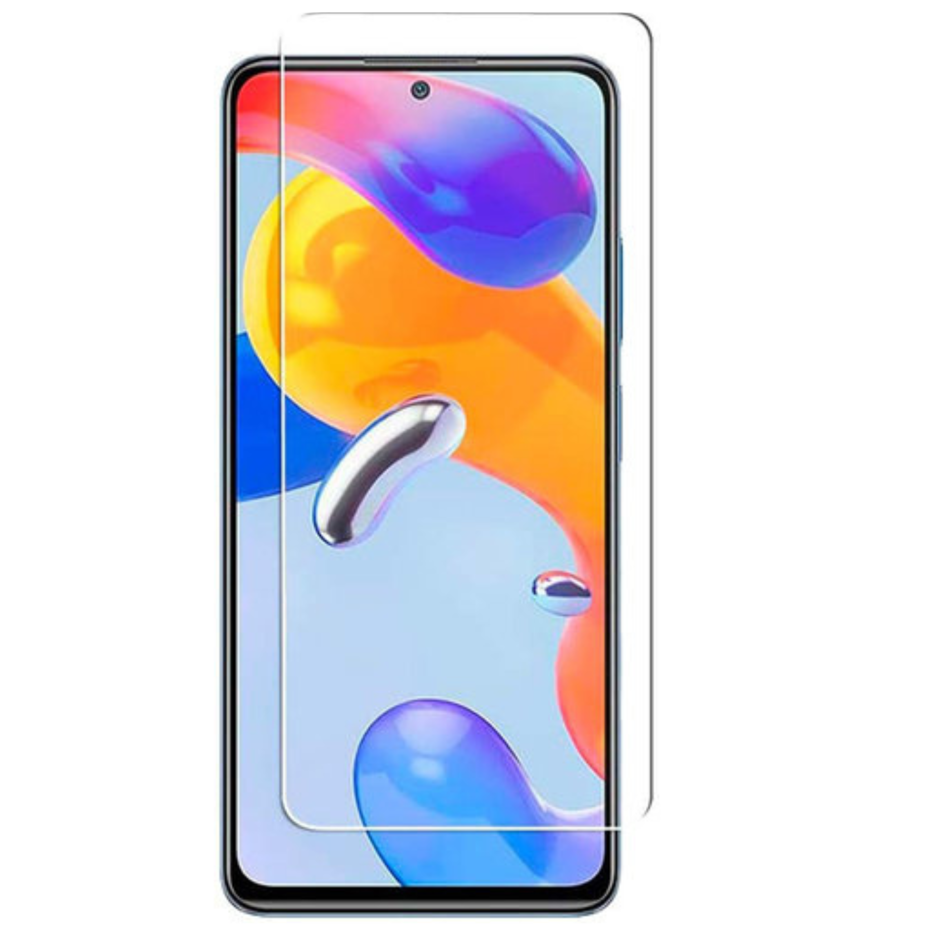 Case2go - Screenprotector geschikt voor Xiaomi Redmi Note 11T Pro - Tempered Glass - Gehard Glas - Transparant afbeelding