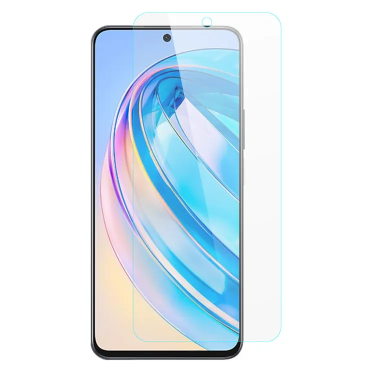 Case2go - Screenprotector geschikt voor Honor X8A - Tempered Glass - Gehard Glas - Transparant afbeelding