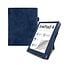 Case2go - E-reader hoes geschikt voor Pocketbook Inkpad 4/ Inkpad color 2 en 3 - Sleepcover - Auto/Wake functie - Met handstrap - Donker Blauw