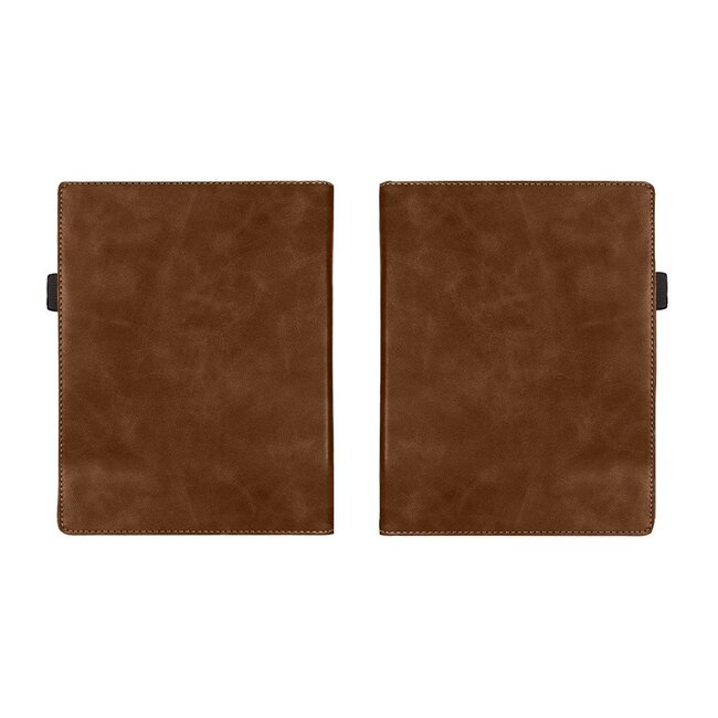 Case2go - E-reader hoes geschikt voor Pocketbook Inkpad 4/ Inkpad color 2 en 3 - Sleepcover - Auto/Wake functie - Met handstrap - Bruin