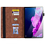 Case2go - Tablet hoes geschikt voor Lenovo Tab P11 - Business Wallet Book Case - Met Pasjeshouder - Bruin