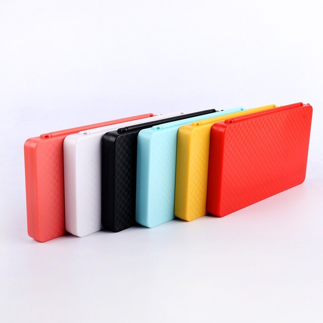 Case2go - Nintendo Switch Game Card hoes - Nintendo Switch case met 24 vakjes - Blauw