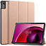 Case2go Case2go - Tablet hoes geschikt voor Lenovo Tab M10 5G - Tri-Fold Book Case - Auto/Wake functie - Rosé-Gold