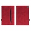 Case2go - Hoes geschikt voor Amazon Fire Max 11 (2023) - Business Wallet Book Case - Met pasjeshouder - Rood
