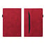 Case2go - Hoes geschikt voor Kindle Paperwhite (2021) - Business Wallet Book Case - Met pasjeshouder - Rood