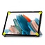 Case2go - Tablet hoes geschikt voor Samsung Galaxy Tab A9 (2023) - Tri-fold hoes met auto/wake functie - 8 inch - Eenhoorn