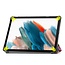 Case2go - Tablet hoes geschikt voor Samsung Galaxy Tab A9 (2023) - Tri-fold hoes met auto/wake functie - 8 inch - Graffiti