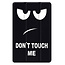 Case2go - Tablet hoes geschikt voor Samsung Galaxy Tab A9 (2023) - Tri-fold hoes met auto/wake functie - 8 inch - Don't touch me