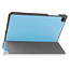 Case2go - Tablet hoes geschikt voor Samsung Galaxy Tab A9 (2023) - Tri-fold hoes met auto/wake functie - 8 inch - Licht Blauw