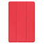 Case2go - Tablet hoes geschikt voor Samsung Galaxy Tab A9 (2023) - Tri-fold hoes met auto/wake functie - 8 inch - Rood