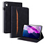 Case2go - Tablet hoes geschikt voor Lenovo Tab P11 - Business Wallet Book Case - Met Pasjeshouder - Zwart