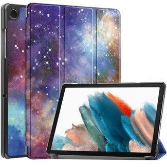 Case2go Case2go - Tablet hoes geschikt voor Samsung Galaxy Tab A9 (2023) - Tri-fold hoes met auto/wake functie - 8 inch - Galaxy