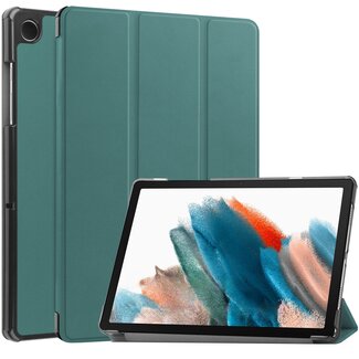 Case2go Case2go - Tablet hoes geschikt voor Samsung Galaxy Tab A9 (2023) - Tri-fold hoes met auto/wake functie - 8 inch - Groen