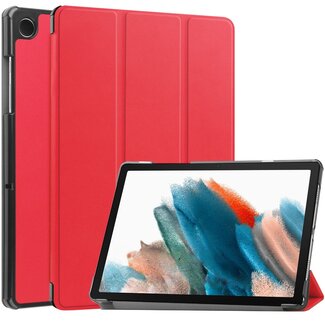 Case2go Case2go - Tablet hoes geschikt voor Samsung Galaxy Tab A9 (2023) - Tri-fold hoes met auto/wake functie - 8 inch - Rood