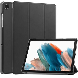 Case2go Case2go - Tablet hoes geschikt voor Samsung Galaxy Tab A9 (2023) - Tri-fold hoes met auto/wake functie - 8 inch - Zwart