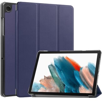 Case2go Case2go - Tablet hoes voor Samsung Galaxy Tab A9 (2023) - Tri-fold hoes met auto/wake functie - 8 inch - Blauw