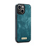 CaseMe - Telefoonhoesje geschikt voor Apple iPhone 15 - 2 in 1 Book Case en Back Cover - Blauw