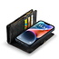 CaseMe - Telefoonhoesje geschikt voor Apple iPhone 15 - 2 in 1 Book Case en Back Cover - Zwart