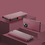 CaseMe - Hoesje geschikt voor iPhone 15 Pro Max - Retro Wallet Book Case - Met Magnetische Sluiting - Rood