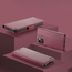 CaseMe - Hoesje geschikt voor iPhone 15 - Retro Wallet Book Case - Met Magnetische Sluiting - Rood