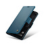 CaseMe - Hoesje geschikt voor Google Pixel 8 Pro - Retro Wallet Book Case - Met Magnetische Sluiting - Blauw