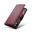 CaseMe - Hoesje geschikt voor Google Pixel 8 - Retro Wallet Book Case - Met Magnetische Sluiting - Rood